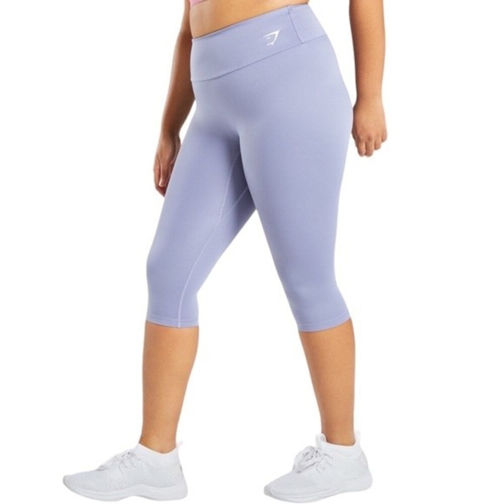 Gymshark Training High-Rise Cropped Leggings Dusty Purple